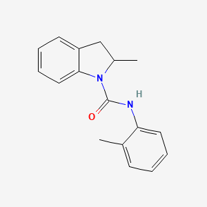 molecular formula C17H18N2O B5486303 2-methyl-N-(2-methylphenyl)-1-indolinecarboxamide 