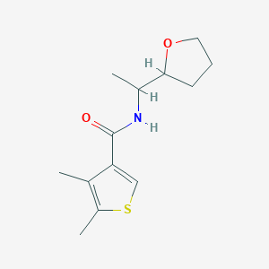 molecular formula C13H19NO2S B5486662 4,5-dimethyl-N-[1-(tetrahydro-2-furanyl)ethyl]-3-thiophenecarboxamide 