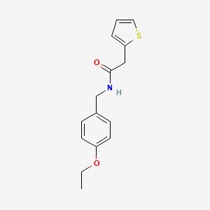 molecular formula C15H17NO2S B5486708 N-(4-ethoxybenzyl)-2-(2-thienyl)acetamide 