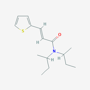 molecular formula C15H23NOS B5486811 N,N-di-sec-butyl-3-(2-thienyl)acrylamide 