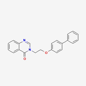3-[2-(4-biphenylyloxy)ethyl]-4(3H)-quinazolinone