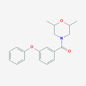 2,6-dimethyl-4-(3-phenoxybenzoyl)morpholine