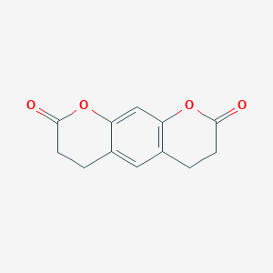 molecular formula C12H10O4 B5487199 3,4,6,7-tetrahydro-2H,8H-pyrano[3,2-g]chromene-2,8-dione 