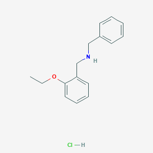 molecular formula C16H20ClNO B5487222 N-benzyl-1-(2-ethoxyphenyl)methanamine hydrochloride 