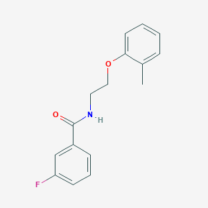 3-fluoro-N-[2-(2-methylphenoxy)ethyl]benzamide