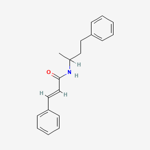 molecular formula C19H21NO B5487319 N-(1-methyl-3-phenylpropyl)-3-phenylacrylamide 