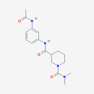 N~3~-[3-(acetylamino)phenyl]-N~1~,N~1~-dimethyl-1,3-piperidinedicarboxamide