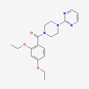 2-[4-(2,4-diethoxybenzoyl)-1-piperazinyl]pyrimidine