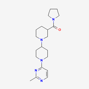 molecular formula C20H31N5O B5487416 1'-(2-methylpyrimidin-4-yl)-3-(pyrrolidin-1-ylcarbonyl)-1,4'-bipiperidine 