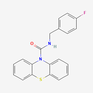 molecular formula C20H15FN2OS B5487474 N-(4-fluorobenzyl)-10H-phenothiazine-10-carboxamide 