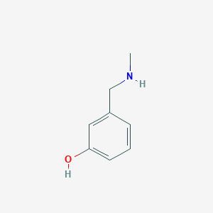 molecular formula C8H11NO B054875 3-[(Methylamino)methyl]phenol CAS No. 123926-62-5