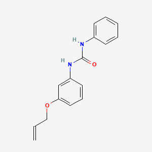 molecular formula C16H16N2O2 B5487521 N-[3-(allyloxy)phenyl]-N'-phenylurea 
