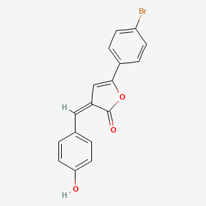 5-(4-bromophenyl)-3-(4-hydroxybenzylidene)-2(3H)-furanone