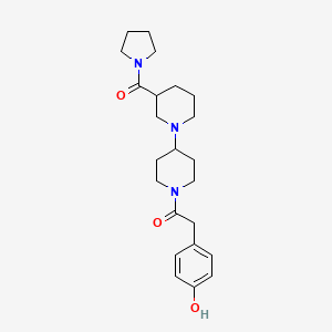 4-{2-oxo-2-[3-(pyrrolidin-1-ylcarbonyl)-1,4'-bipiperidin-1'-yl]ethyl}phenol