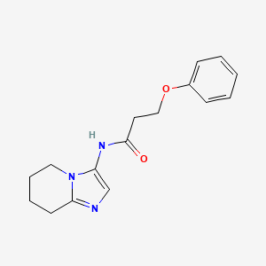 3-phenoxy-N-(5,6,7,8-tetrahydroimidazo[1,2-a]pyridin-3-yl)propanamide