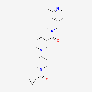 1'-(cyclopropylcarbonyl)-N-methyl-N-[(2-methylpyridin-4-yl)methyl]-1,4'-bipiperidine-3-carboxamide