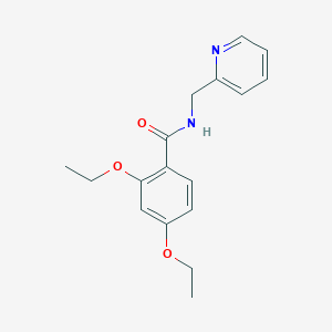 molecular formula C17H20N2O3 B5487939 2,4-diethoxy-N-(2-pyridinylmethyl)benzamide 