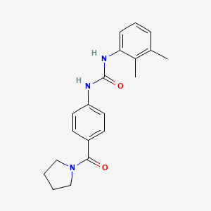 molecular formula C20H23N3O2 B5488028 N-(2,3-dimethylphenyl)-N'-[4-(1-pyrrolidinylcarbonyl)phenyl]urea 