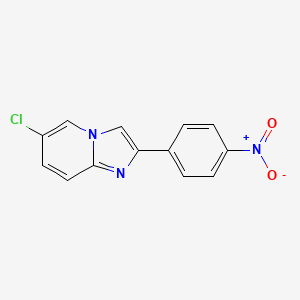 6-chloro-2-(4-nitrophenyl)imidazo[1,2-a]pyridine