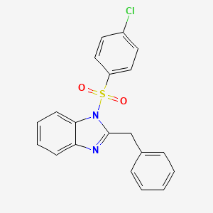 2-benzyl-1-[(4-chlorophenyl)sulfonyl]-1H-benzimidazole
