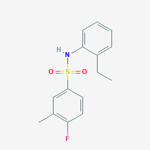 N-(2-ethylphenyl)-4-fluoro-3-methylbenzenesulfonamide