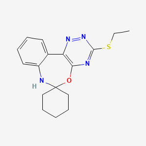 3-ethylsulfanylspiro[7H-[1,2,4]triazino[5,6-d][3,1]benzoxazepine-6,1'-cyclohexane]