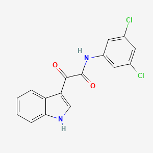 N-(3,5-dichlorophenyl)-2-(1H-indol-3-yl)-2-oxoacetamide