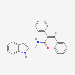 N-(1H-indol-2-ylmethyl)-2,3-diphenylacrylamide