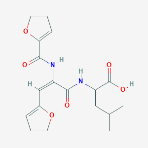 N-[2-(2-furoylamino)-3-(2-furyl)acryloyl]leucine