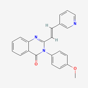 3-(4-methoxyphenyl)-2-[2-(3-pyridinyl)vinyl]-4(3H)-quinazolinone