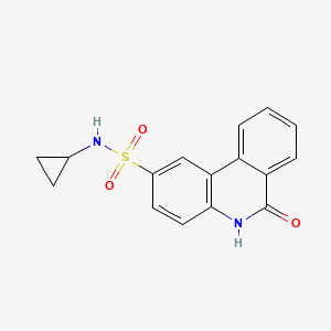 N-cyclopropyl-6-oxo-5,6-dihydrophenanthridine-2-sulfonamide