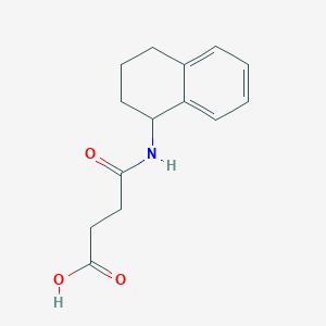 4-oxo-4-(1,2,3,4-tetrahydro-1-naphthalenylamino)butanoic acid