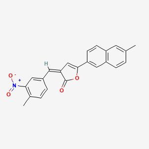5-(6-methyl-2-naphthyl)-3-(4-methyl-3-nitrobenzylidene)-2(3H)-furanone