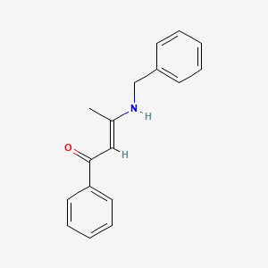3-(benzylamino)-1-phenyl-2-buten-1-one