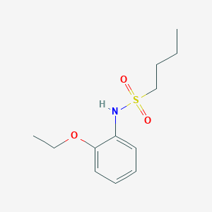 molecular formula C12H19NO3S B5488784 N-(2-ethoxyphenyl)-1-butanesulfonamide 