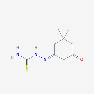 molecular formula C9H15N3OS B5488979 5,5-dimethyl-1,3-cyclohexanedione 1-thiosemicarbazone 