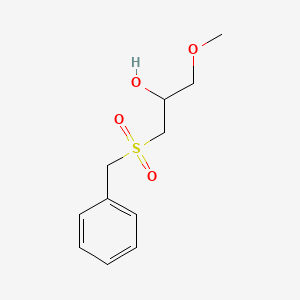 molecular formula C11H16O4S B5489003 1-(benzylsulfonyl)-3-methoxy-2-propanol 