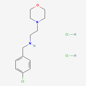 molecular formula C13H21Cl3N2O B5489369 N-(4-chlorobenzyl)-2-(4-morpholinyl)ethanamine dihydrochloride 