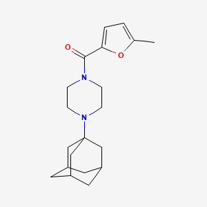 molecular formula C20H28N2O2 B5489489 1-(1-adamantyl)-4-(5-methyl-2-furoyl)piperazine 