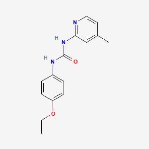 molecular formula C15H17N3O2 B5489499 N-(4-ethoxyphenyl)-N'-(4-methyl-2-pyridinyl)urea 