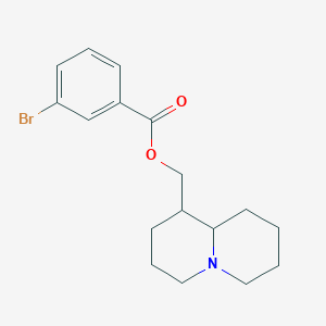 molecular formula C17H22BrNO2 B5489761 octahydro-2H-quinolizin-1-ylmethyl 3-bromobenzoate 