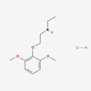 molecular formula C12H20ClNO3 B5490040 [2-(2,6-dimethoxyphenoxy)ethyl]ethylamine hydrochloride 