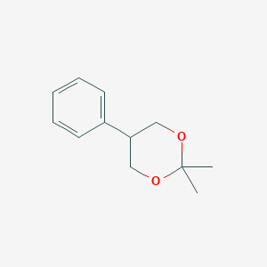 molecular formula C12H16O2 B054903 2,2-Dimethyl-5-phenyl-1,3-dioxane CAS No. 125213-35-6