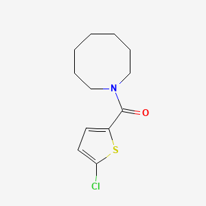 molecular formula C12H16ClNOS B5490365 1-[(5-chloro-2-thienyl)carbonyl]azocane 