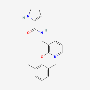 N-{[2-(2,6-dimethylphenoxy)pyridin-3-yl]methyl}-1H-pyrrole-2-carboxamide