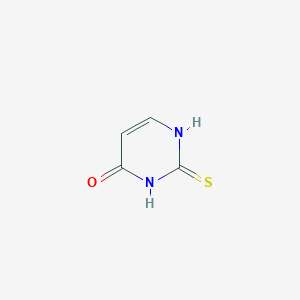 molecular formula C4H4N2OS B054905 2-硫代尿嘧啶 CAS No. 125220-28-2