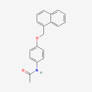 molecular formula C19H17NO2 B5491009 N-[4-(1-naphthylmethoxy)phenyl]acetamide 