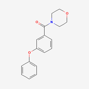 molecular formula C17H17NO3 B5491055 4-(3-phenoxybenzoyl)morpholine 
