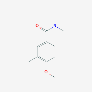 molecular formula C11H15NO2 B5491260 4-methoxy-N,N,3-trimethylbenzamide 