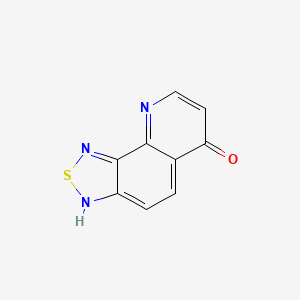 molecular formula C9H5N3OS B5491296 [1,2,5]thiadiazolo[3,4-h]quinolin-6-ol 
